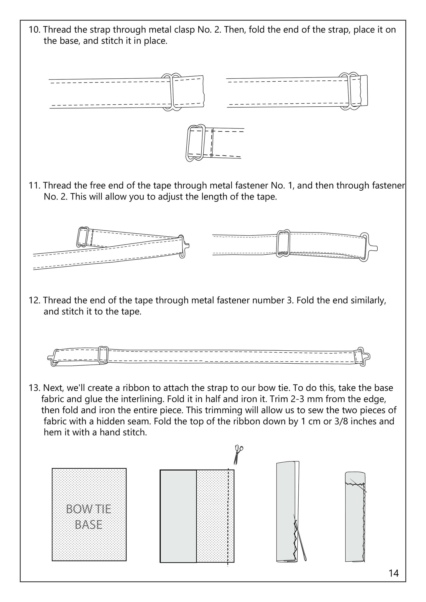 Shirt collar pattern, Detachable collar pattern, Cuffs patterns, Sewing patterns, Pdf pattern