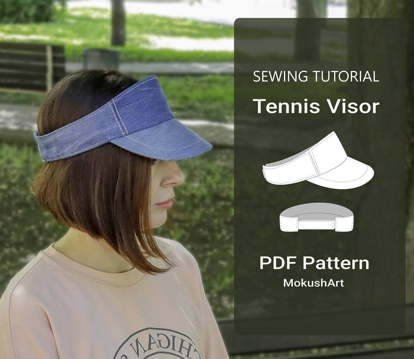 Tennis Visor PDF pattern