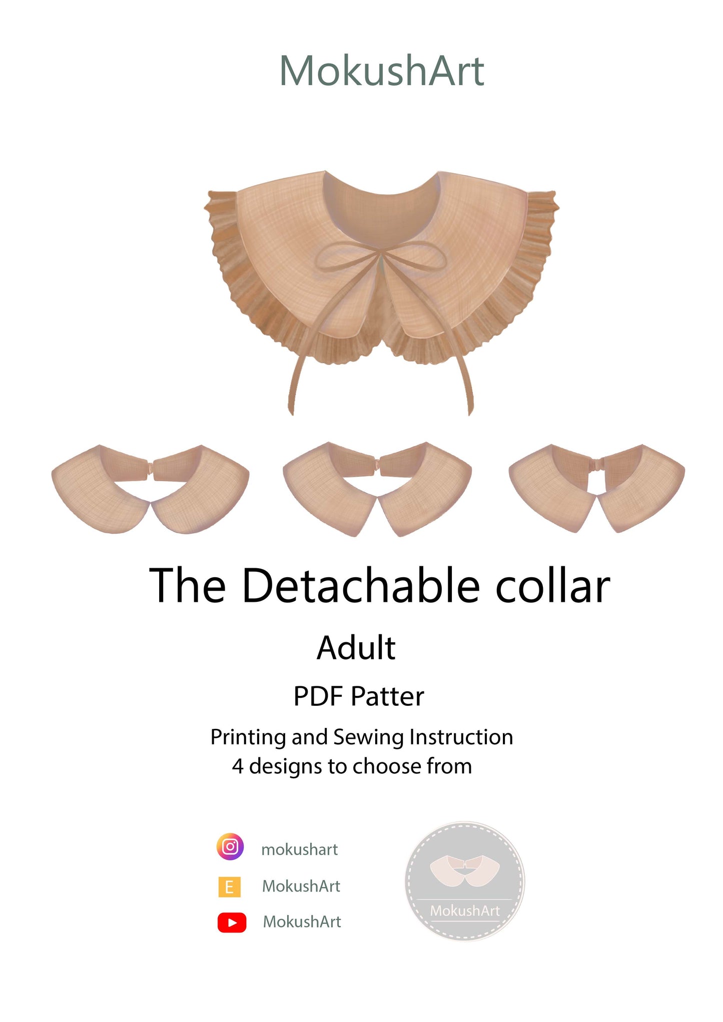 Detachable collars for Adult