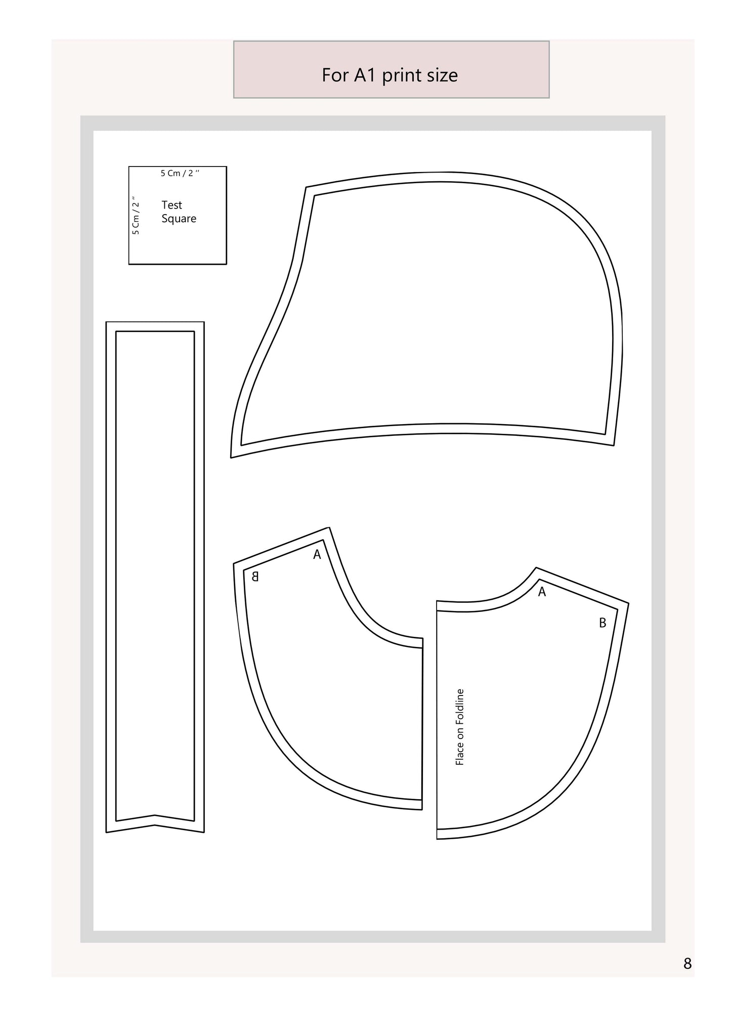 Detachable Hood PDF Pattern