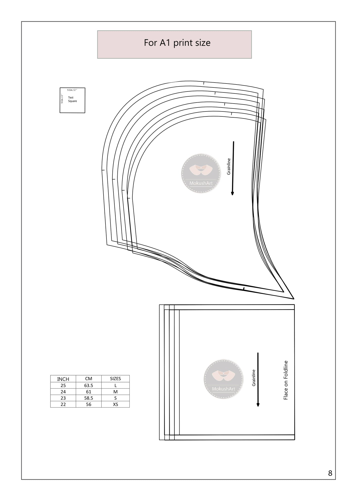 Winter Hood pattern PDF